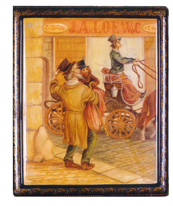 #03001 Jew In Prague 11x13x5 $60