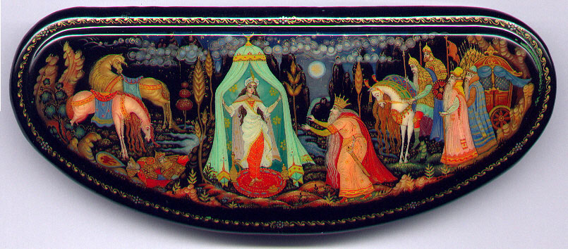 #01013 Tale of a Golden Cockerel 5,5x13x4 $35