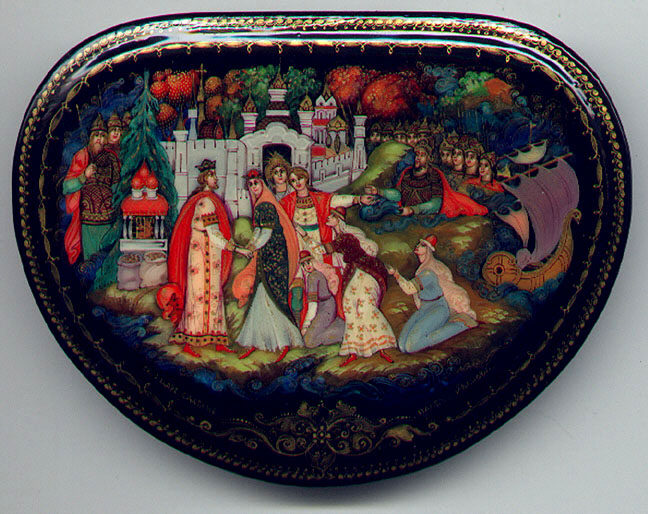 #01026 Tale of Tsar Saltan 8x11x4   $40