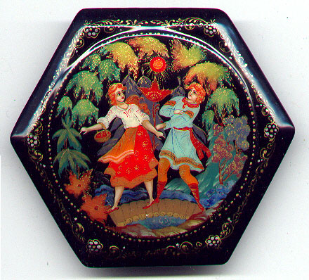 #01033 Meeting in a Wood 6x7x4 $15