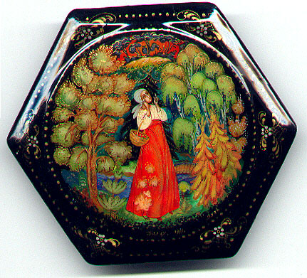 #01046 In wood 6x7x4 $15